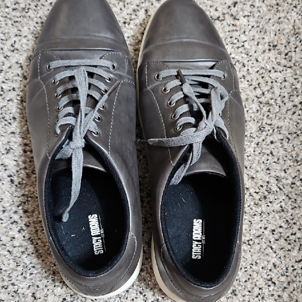 Stacy Adams Men's Charcoal Sneakers